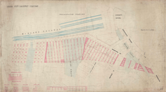 Old plan of Leeds station