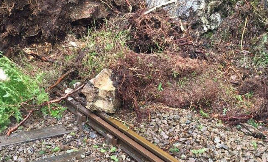 Wales-tree-on-line-Blaenau-Ffestiniog-storm-weather