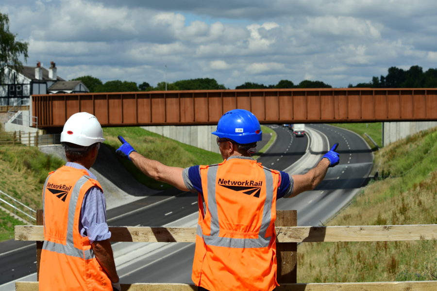 A6MARR Overbridge, Poynton – with engineers briefing