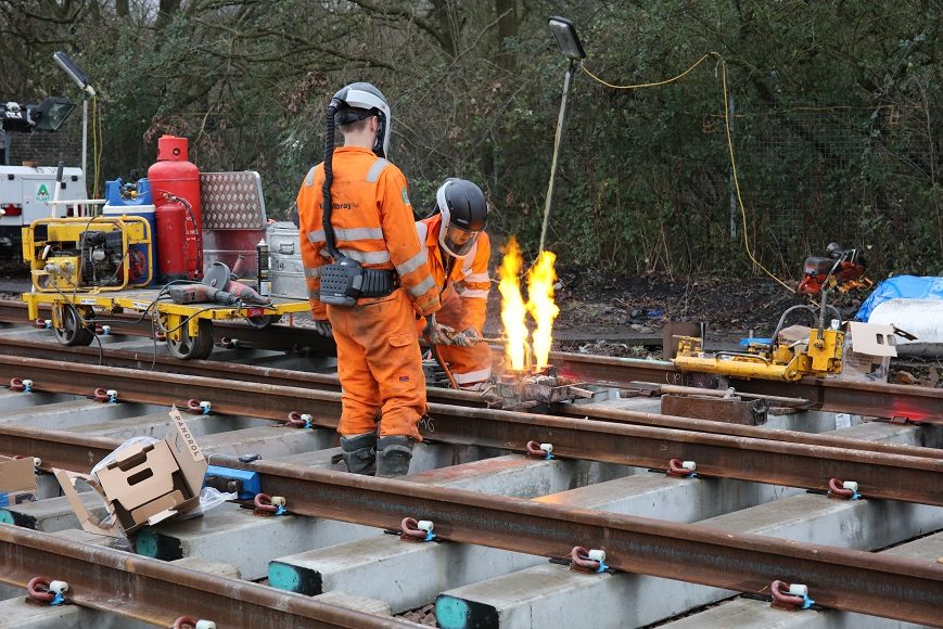 Welding at Colchester