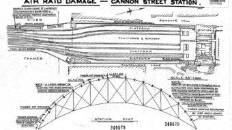Air-raid-damage-Cannon-Street-station