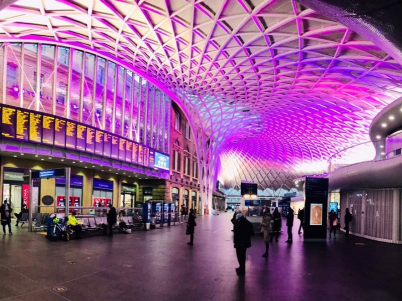 King’s Cross station lights up purple to celebrate disabled people worldwide.jpg